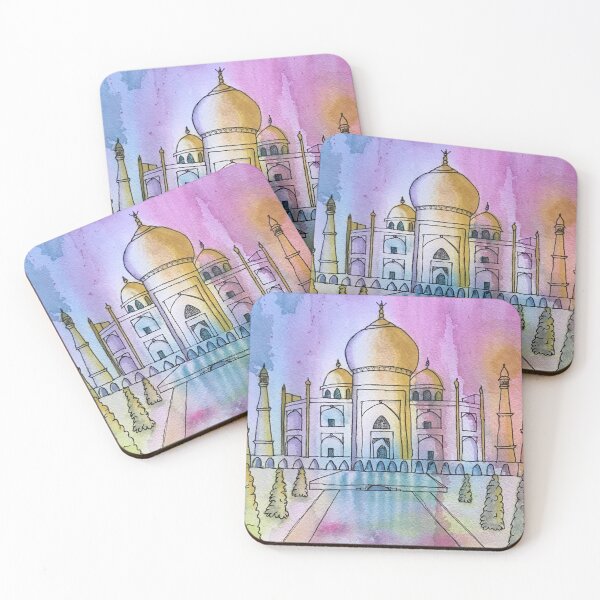 Item preview, Taj Mahal Abstract Watercolour  designed and sold by lilacshoes_art.