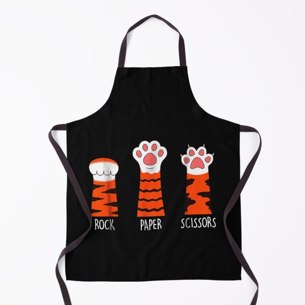 Item preview, Rock Paper Scissors Hand Funny Cute Paw Cat Lovers designed and sold by myrosetee.