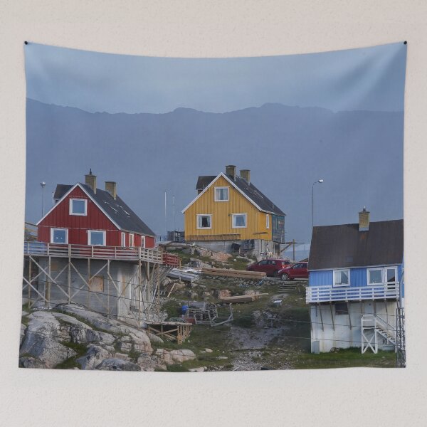 Item preview, Colorful houses in Ilulissat designed and sold by elisainiceland.