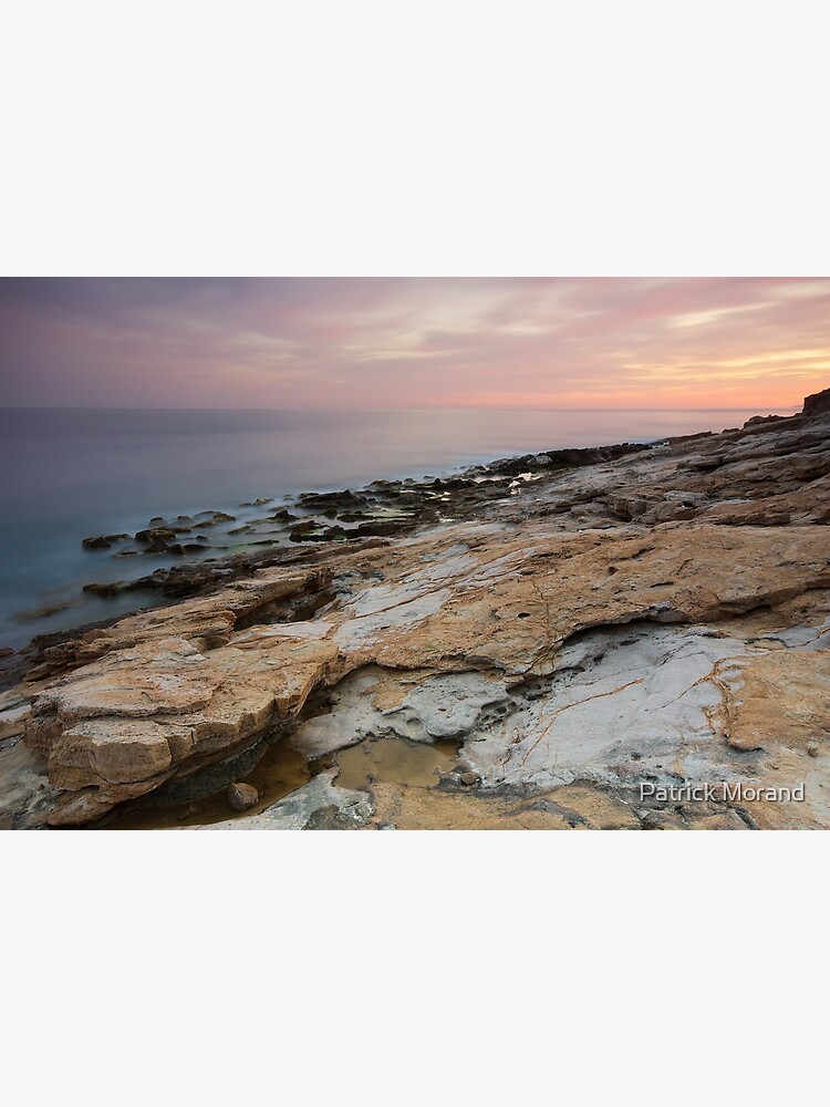 Thumbnail 3 of 3, Photographic Print, Mediterranean dusk at Bau Rouge beach designed and sold by patmo.