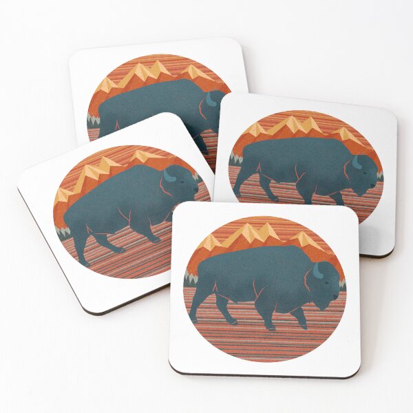 Item preview, Sunset Bison designed and sold by Against the Current Art.