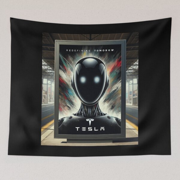 Item preview, Tesla bot designed and sold by TEEJAMBOREE.