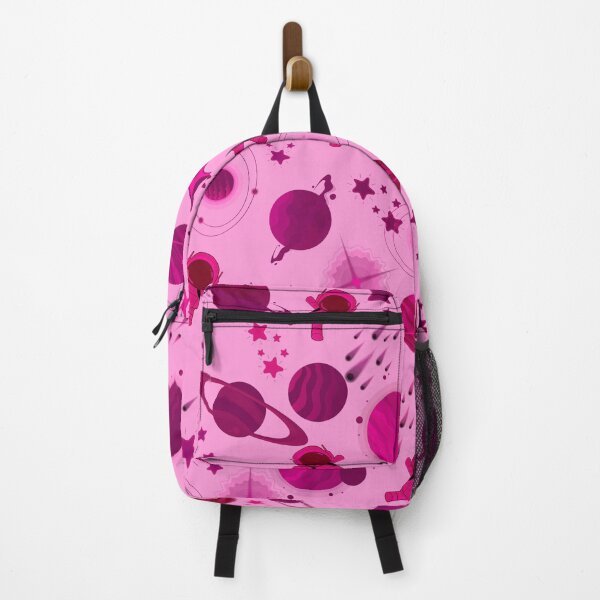 Item preview, planets colour pink outer space planet galaxy stars pattern designed and sold by DesignYourWaystore.