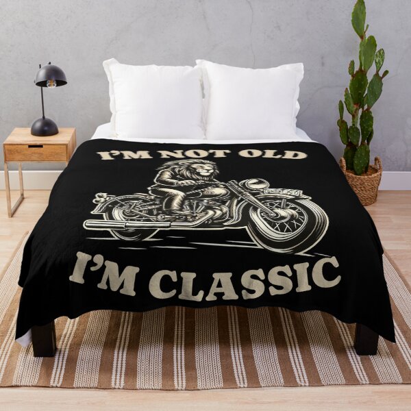 Item preview, I'm Not Old I'm Classic, Motorcyle Old School Vintage For Biker designed and sold by wtfbba.