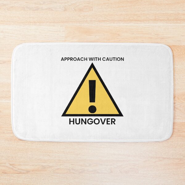 Item preview, Funny road sign design hungover designed and sold by John Gault.