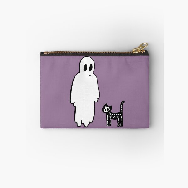 Item preview, Percival the ghost with his skeleton cat designed and sold by maryflo.