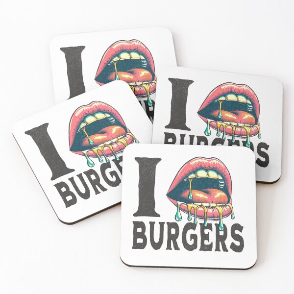 Item preview, I LOVE BURGERS designed and sold by Retro-Rebellion.
