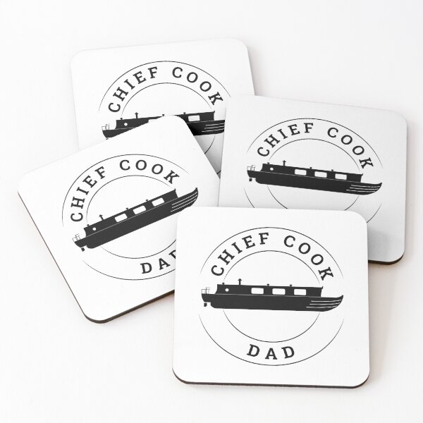 Item preview, Chief Cook Dad (blk-blk) designed and sold by canal-arts.