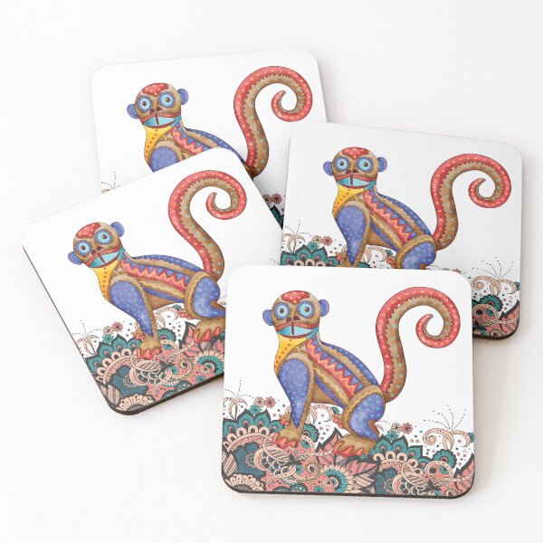 Item preview, Indian Traditional Art - Sustainable monkey designed and sold by creativeideaz.