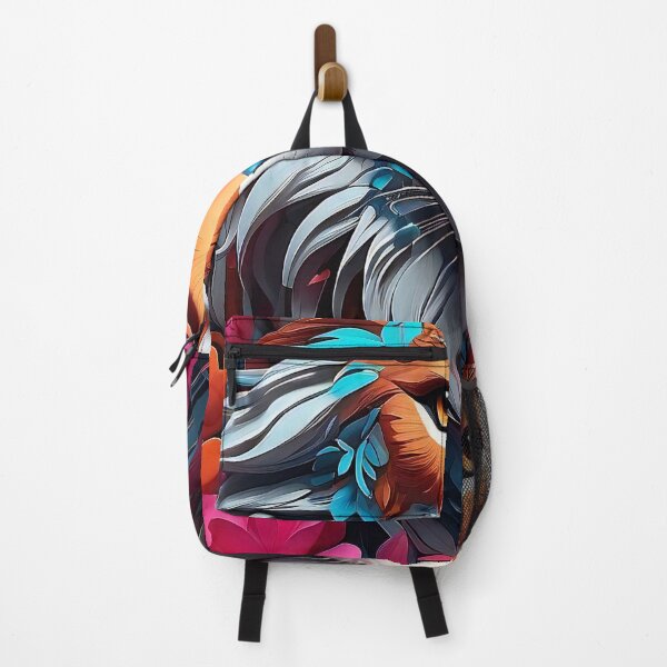 Item preview, Floral Majesty: Fierce Wolf Amidst Blossoming Splendor designed and sold by ArtComixHaven.