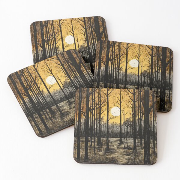 Item preview, Old forest colorful travel vintage graphics designed and sold by wonderfulpark.