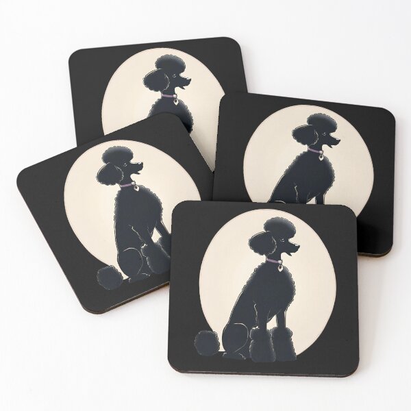 Item preview, Elegant Poodle Silhouette designed and sold by ChicTrendz.