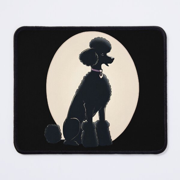 Item preview, Elegant Poodle Silhouette designed and sold by ChicTrendz.