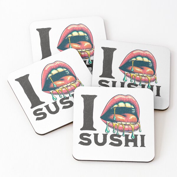 Item preview, I LOVE SUSHI designed and sold by Retro-Rebellion.