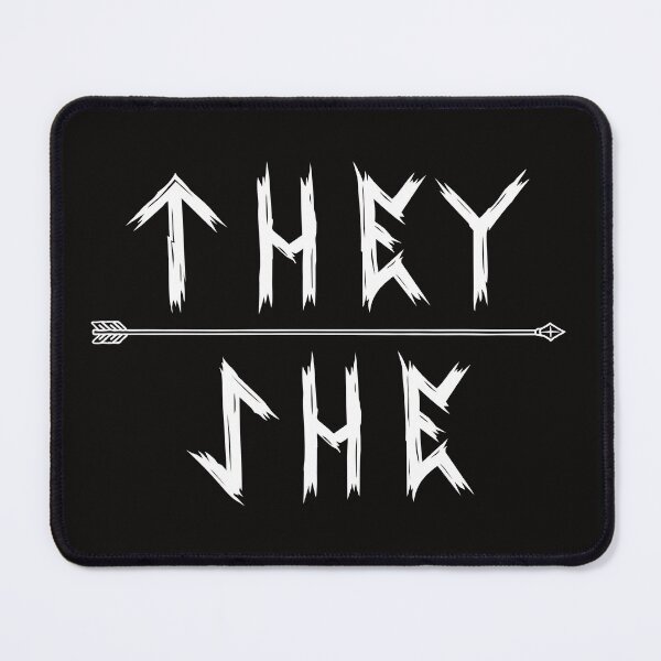 Item preview, Ancient They She Pronouns designed and sold by MoonMint.