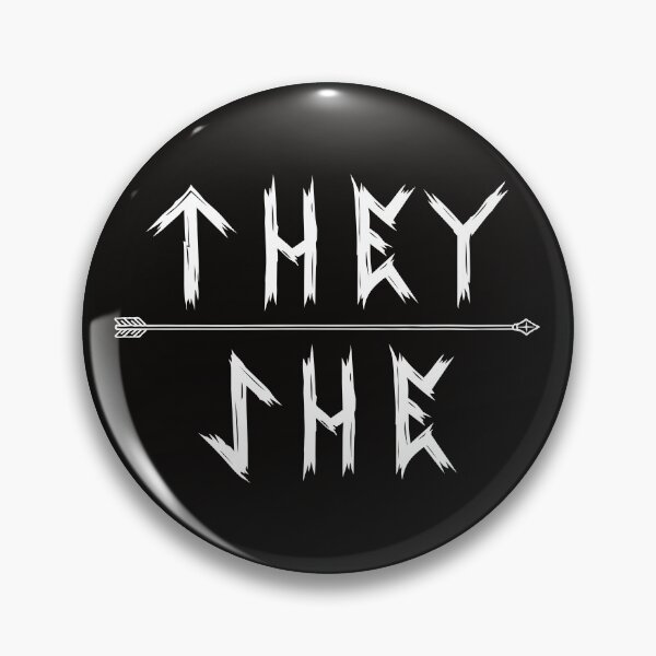 Item preview, Ancient They She Pronouns  designed and sold by MoonMint.
