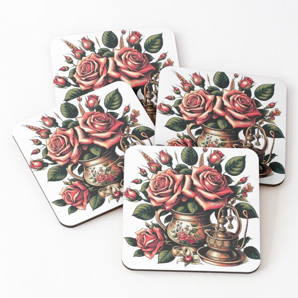 Item preview, Elegant Retro Vintage Glamorous Roses designed and sold by CatherineLievre.