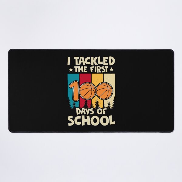 Item preview, 100 days of school basketball , I Tackled the first 100 days of school , I Tackled 100 Days Of School basketball 100th Day designed and sold by TigerArtistic.