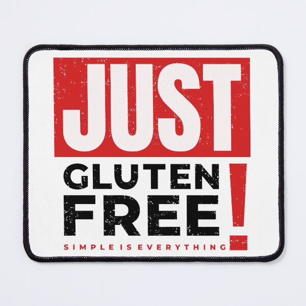 Item preview, Just Gluten-free" t shirt design - Bright mode designed and sold by MyGluteesFree77.