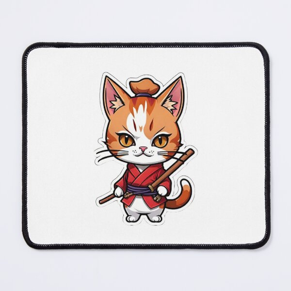 Item preview, Cute Cinnamon cat assassin Japan designed and sold by KorArtStudio.