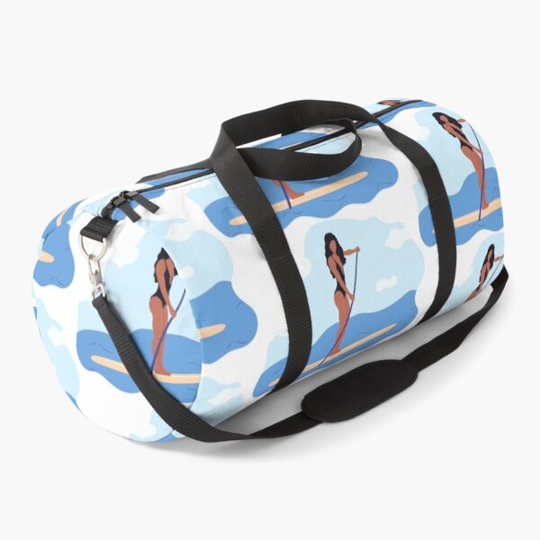 Item preview, Water sports. Young woman standing on sup board  designed and sold by Innamalinka.
