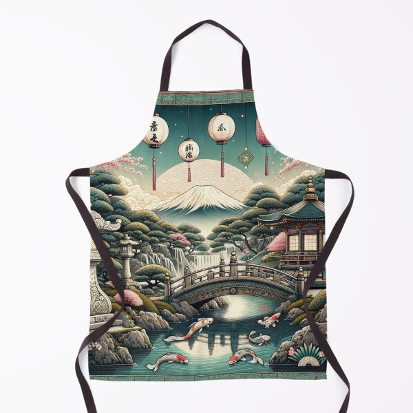 Item preview, Tranquil Garden of Fuji and Blossoms designed and sold by CostedPH.