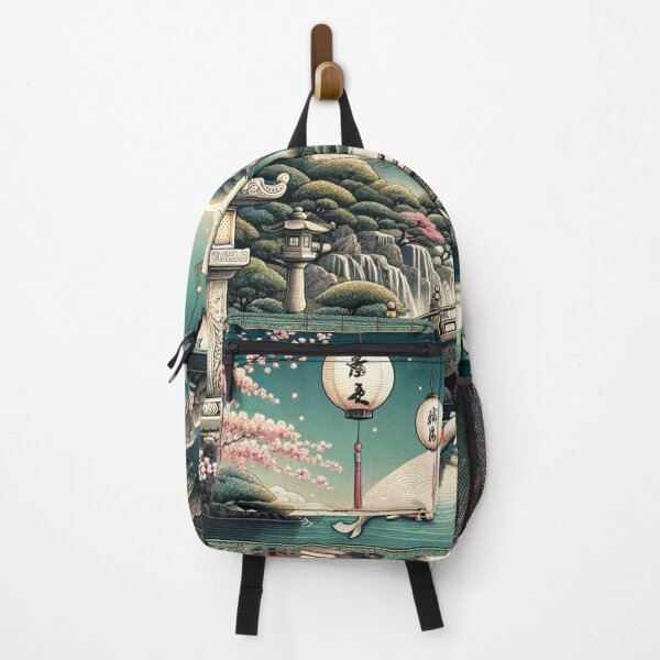 Item preview, Tranquil Garden of Fuji and Blossoms designed and sold by CostedPH.