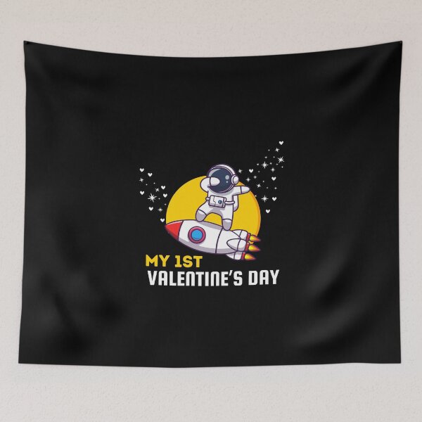 Item preview, Valentine's Day gifts Cute adorable Astronaut Newborn Design My 1st Valentine's Day designed and sold by TheVirtualSpace.