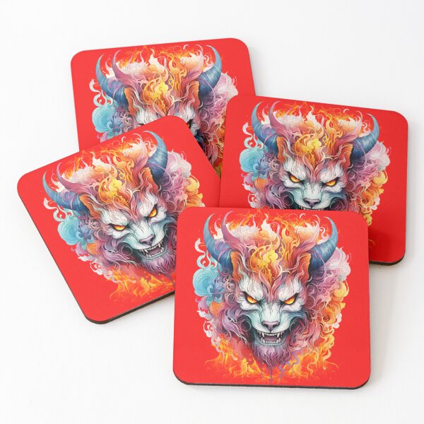 Item preview, Spirit Demon of Fire, fantasy art designed and sold by LoneAngel.