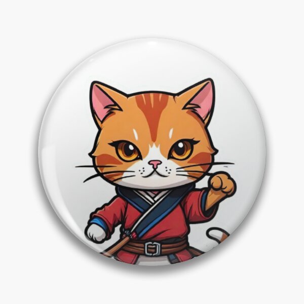 Item preview, Cool Cinnamon cat assassin Japan designed and sold by KorArtStudio.