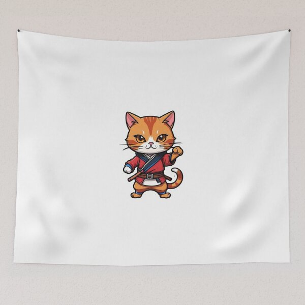 Item preview, Cool Cinnamon cat assassin Japan designed and sold by KorArtStudio.