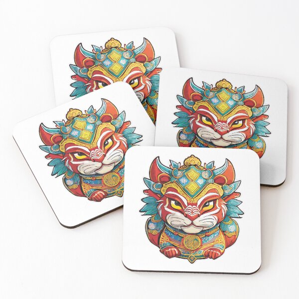 Item preview, Cartoon animal in Asian style art designed and sold by nvrprooo.