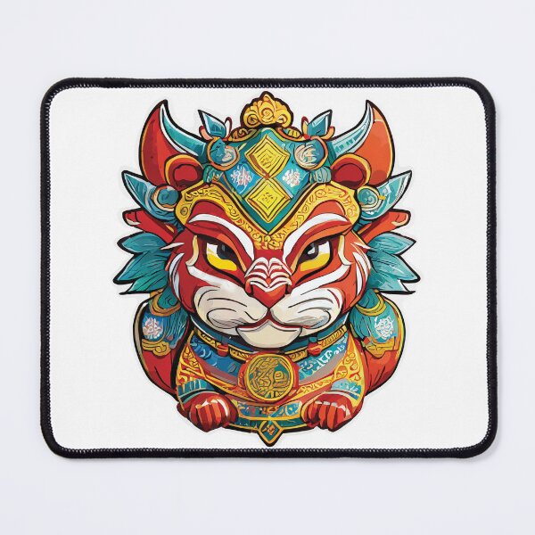 Item preview, Cartoon animal in Asian style art designed and sold by nvrprooo.