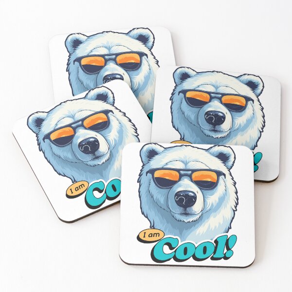 Item preview, Funny Cool Polar Bear #1 designed and sold by sunset-capturer.