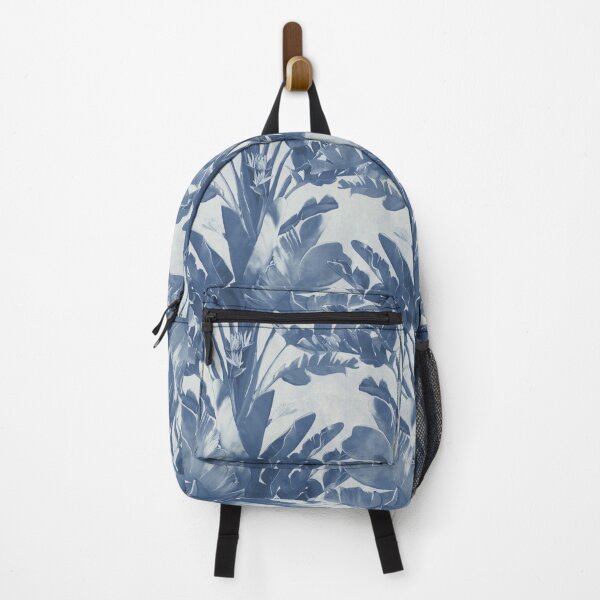 Item preview, Tropical palm tree in the jungle in blue coulor designed and sold by Natalia Ruzhyna.