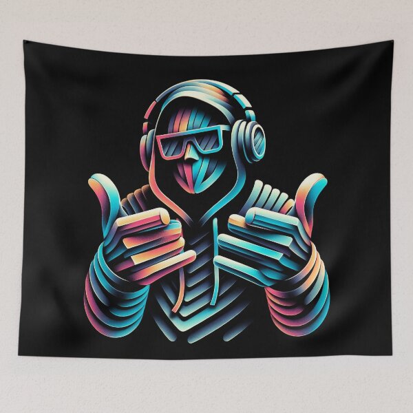 Item preview, Cool Colorful Guy Headphones designed and sold by LoviDesign.