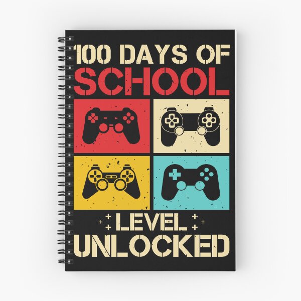Item preview, Level 100 Days Of School Unlocked Retro , 100 days of school level unlocked retro vintage distressed game designed and sold by TigerArtistic.