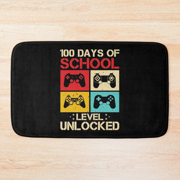 Item preview, Level 100 Days Of School Unlocked Retro , 100 days of school level unlocked retro vintage distressed game designed and sold by TigerArtistic.