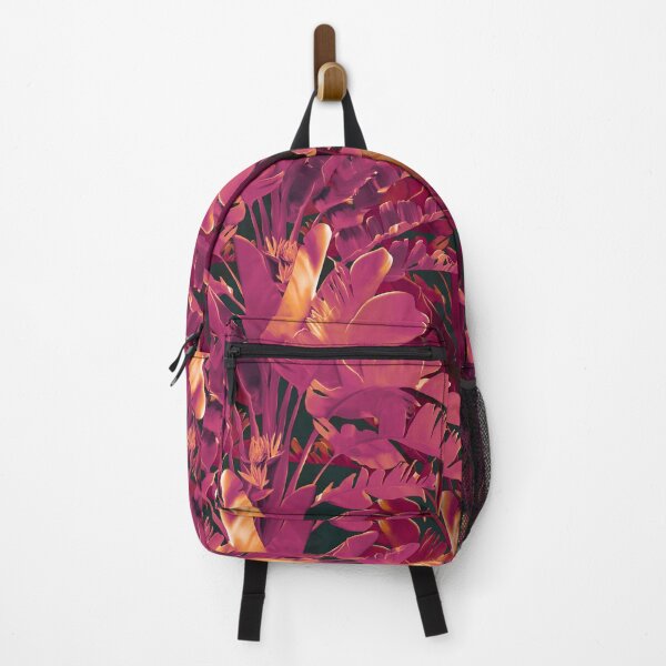 Item preview, Tropical palm tree in the jungle in red coulor designed and sold by Natalia Ruzhyna.