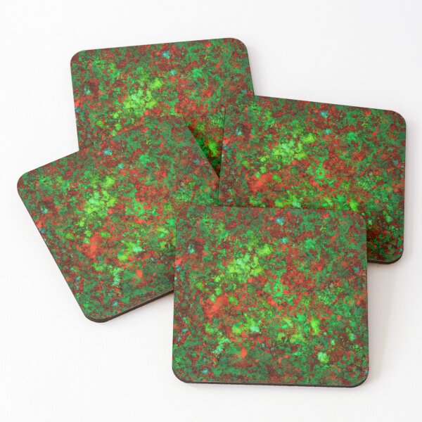 Item preview, The red rock and green moss designed and sold by Keith Mills.