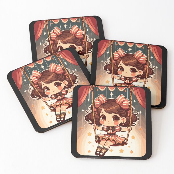 Item preview, Circus girl give show on flying trapeze designed and sold by TomFrontierArt.