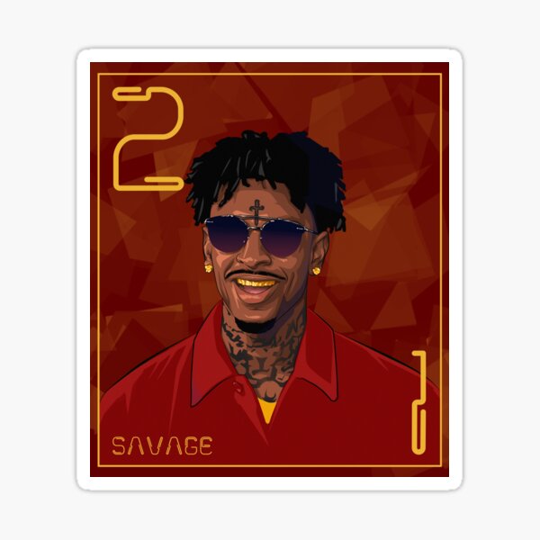 Savage mode II Sticker by BaptouOnPaint