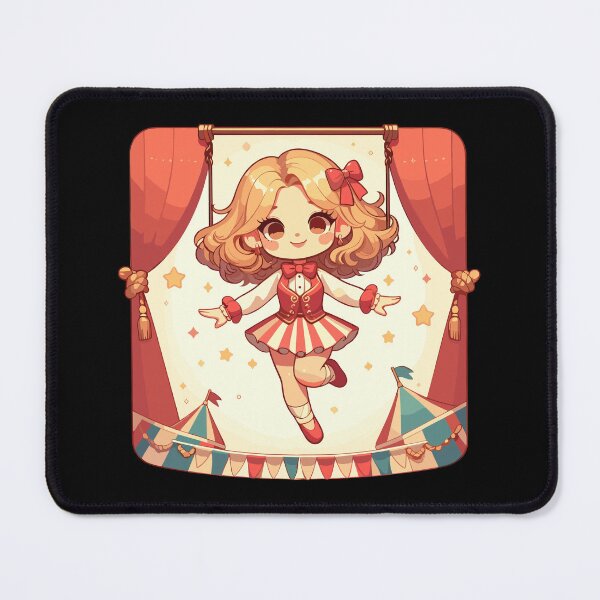 Item preview, Circus girl give show on flying trapeze designed and sold by TomFrontierArt.