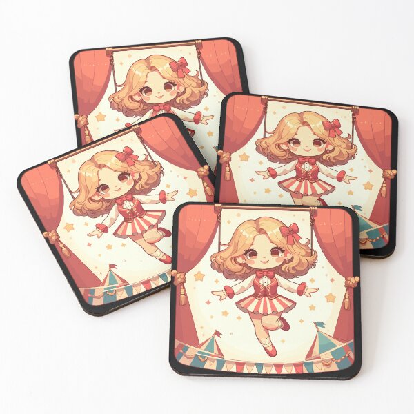 Item preview, Circus girl give show on flying trapeze designed and sold by TomFrontierArt.