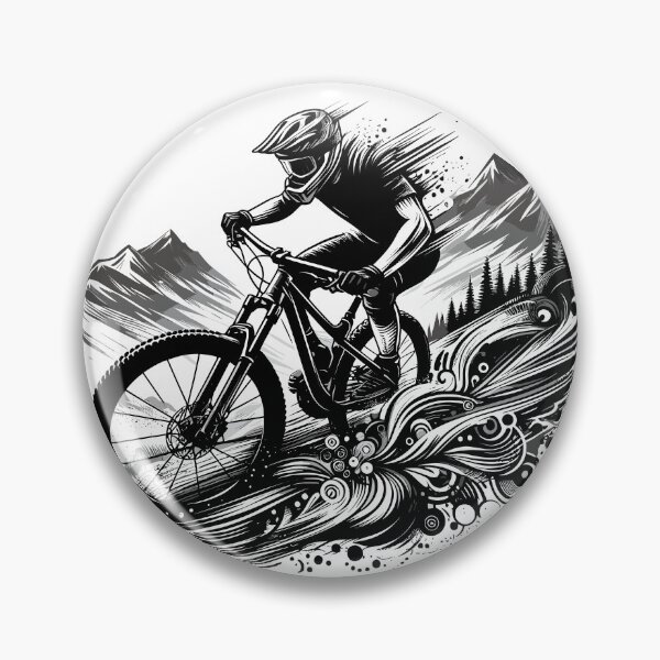 Item preview, MTB mountain biking downhill gift designed and sold by Pineapple-Tree.