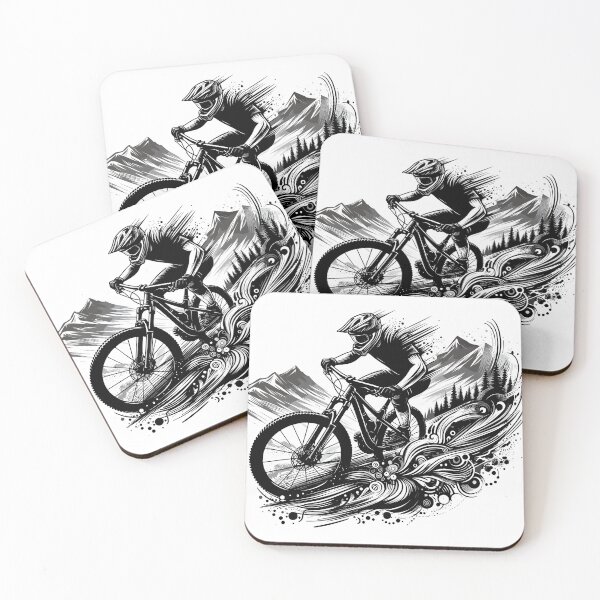 Item preview, MTB mountain biking downhill gift designed and sold by Pineapple-Tree.