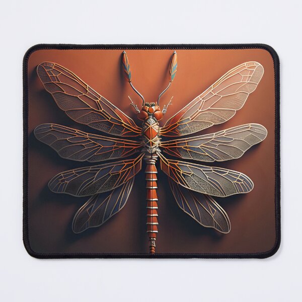 Item preview, Elegant Red Dragonfly | AI Art designed and sold by marjessas-world.
