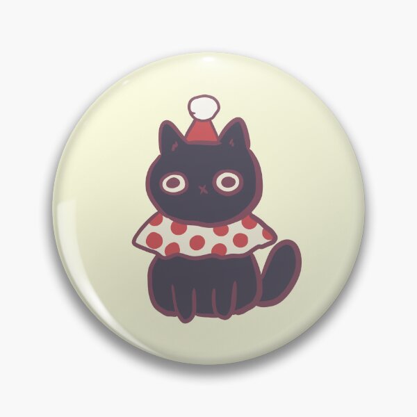 Item preview, Funny black cat clown  designed and sold by Mayarart.