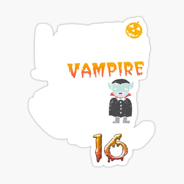 Item preview, Vampire Shirt 16th Halloween Birthday Girl Boy Kids designed and sold by shoppzee.