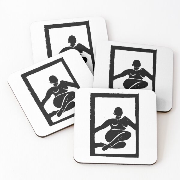 Item preview, Female Form Linocut Print designed and sold by kirstitrine.